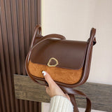 Women Shoulder Bags Contrast Crossbody Bag Ladies Handbags