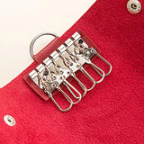 Leather Keychain Holder Bag Car Key Wallet Cover