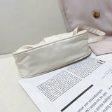 Ruffled Cloud Chain Mini Crossbody Bag for Women
