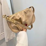 Ruffled Cloud Chain Mini Crossbody Bag for Women