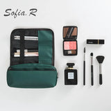 Portable Multi-layer Cosmetic Bag for Travel Toiletries
