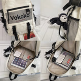 Preppy Red Women Backpack Travel Mesh Female Student College School Bag