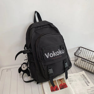 Preppy Red Women Backpack Travel Mesh Female Student College School Bag