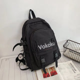 Preppy Red Women Backpack Travel Mesh Female Student College School Bag