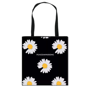 Flower Girls Women Messenger Bags Large Capacity Travel Shopping B