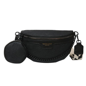 Women's Waist Bag Casual Chest Purses Canvas Waterproof Fanny Pack