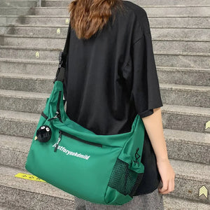 Unisex Large Capacity Shoulder Bag Casual Style Boys Girls