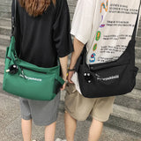 Unisex Large Capacity Shoulder Bag Casual Style Boys Girls