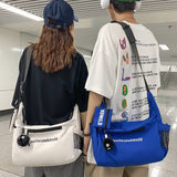 Unisex Large Capacity Shoulder Bag Casual Style Boys Girls