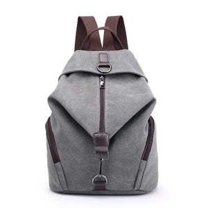 Winter Canvas Casual College Backpack