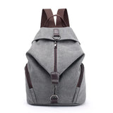 Winter Canvas Casual College Backpack