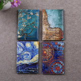 Starry Sky Passport Cover Travel Wallet Case