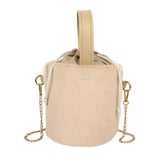 Fur Bucket Bag Wild Lady Candy Shoulder Bag