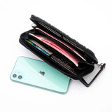 Skull Gothic PU Leather Wallet Unique Stylish Long Wallets
