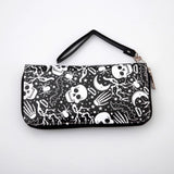 Skull Gothic PU Leather Wallet Unique Stylish Long Wallets