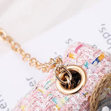 Pearl Top Handle Crossbody Bag for Women