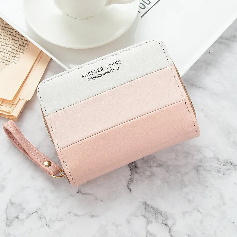 Small Fresh Zipper Wallet Multi-card Large Capacity Bag