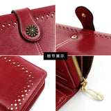 Women's Long Zipper Bag Handbag Purse