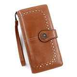 Women's Long Zipper Bag Handbag Purse