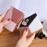 Women's Fringe Zipper Purse, Two Fold Short Wallet