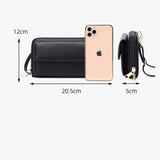 RFID Anti-theft Brush Female Wallet Touch Screen Mobile Phone Ladies Bag