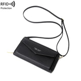 RFID Anti-theft Women's Wallet Touch Screen Mobile Phone Bag