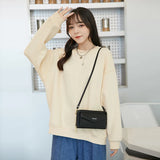 RFID Anti-theft Women's Wallet Touch Screen Mobile Phone Bag