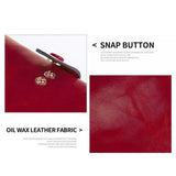 RFID Women Wallet Cowhide Business Long Ladies Wallet Oil Leather Bag