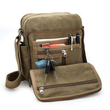 Retro Canvas Men's Shoulder Bag Large-capacity Leisure Bag