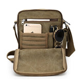 Retro Canvas Men's Shoulder Bag Large-capacity Leisure Bag