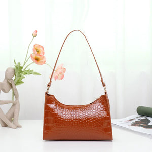 Crocodile Pattern Totes Shoulder Bag for Women