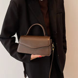 Retro Ladies Pu Leather Diagonal Bag All-match Shoulder Bags