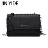 Retro Chain Bag Ladies Messenger Bags for Women Solid Female Bag