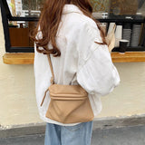 Retro Large Capacity Clip Bag Shoulder Messenger Bags