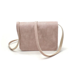 Retro Messenger Shoulder Bag PU Leather Wallet Square Bag