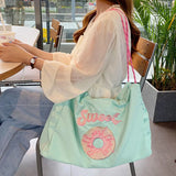 Retro Shoulder Bag for Women Large Capacity Tote Handbag