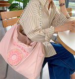 Retro Shoulder Bag for Women Large Capacity Tote Handbag