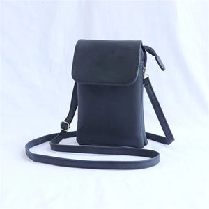 Retro Single Shoulder Messenger Bag Mini Small Compartment Large Screen Mobile P