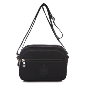 Retro Solid Ladies Canvas Mini Messenger Bag Leisure Shoulder Bag