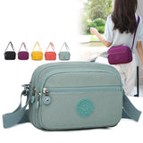 Retro Solid Ladies Canvas Mini Messenger Bag Leisure Shoulder Bag