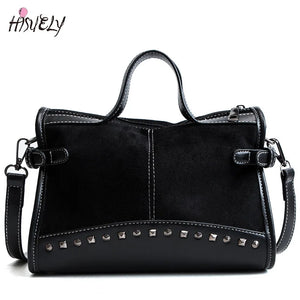 Leopard Leather Handbag Tote Vintage High Shopping Bag Shoulder Bag