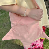 Y2k Solid Color Canvas Shoulder Bag