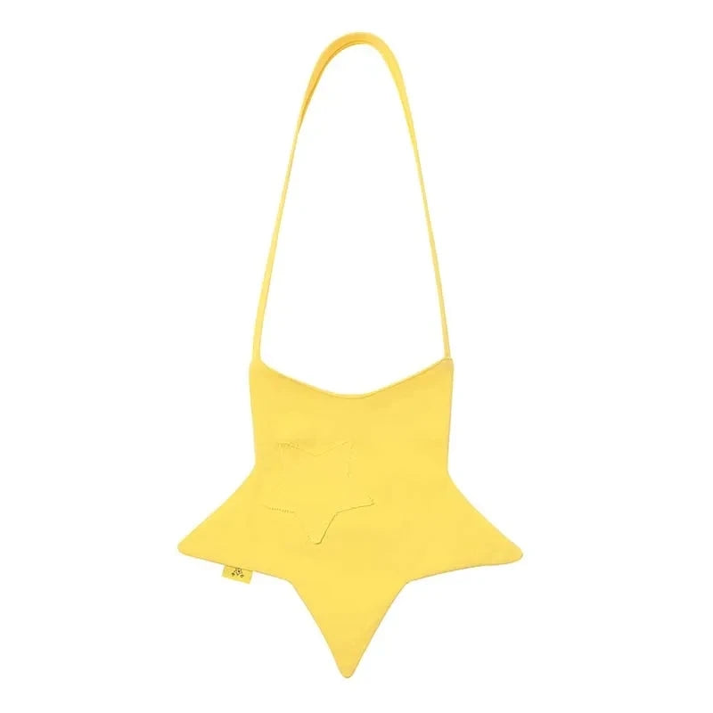 Y2k Solid Color Canvas Shoulder Bag