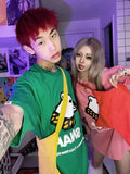 Y2k Solid Color Canvas Shoulder Bag