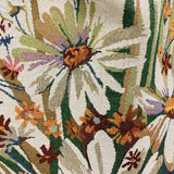 Vintage Flowers Jacquard Canvas Tote Bag