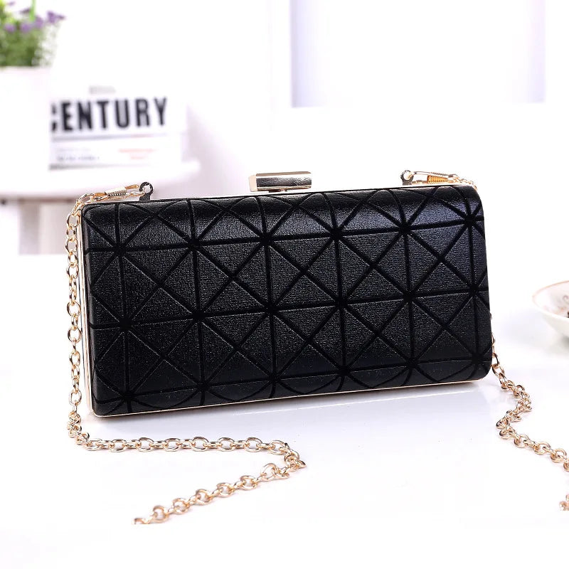 Small Rhombic Chain Evening Bag Shoulder Messenger Bag