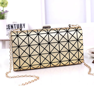 Small Rhombic Chain Evening Bag Shoulder Messenger Bag