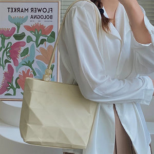 Beaded Armpit Bag Portable Bucket Single Shoulder Female Bags