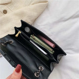 Rivet Chain PU Leather Crossbody Bags For Women