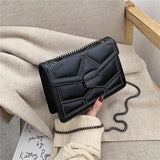 Rivet Chain PU Leather Crossbody Bags For Women